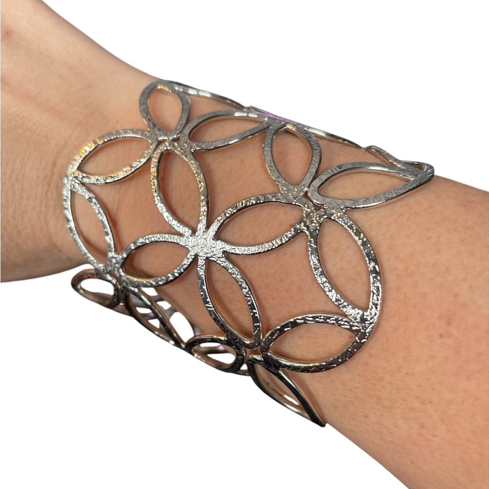 Silver Cuff Bracelet - Picture 3 of 6